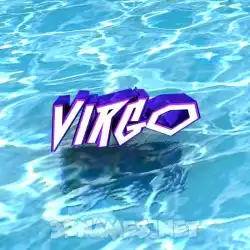 virgo in Water style - 3D name wallpaper