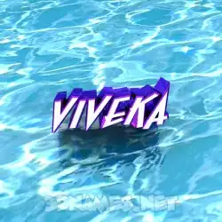 viveka in Water style - 3D name wallpaper