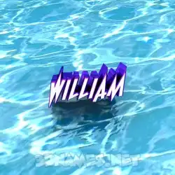 william in Water style - 3D name wallpaper
