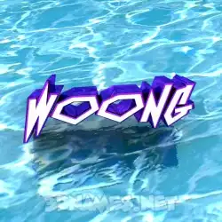 woong in Water style - 3D name wallpaper