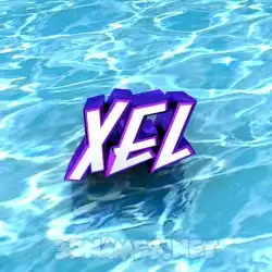 xel in Water style - 3D name wallpaper
