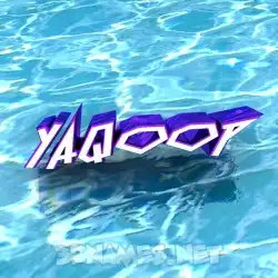 yaqoop in Water style - 3D name wallpaper