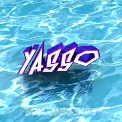 yasso in Water style - 3D name wallpaper