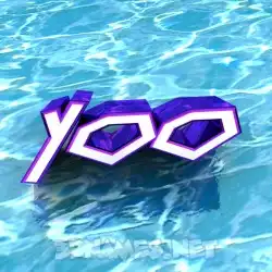yoo in Water style - 3D name wallpaper