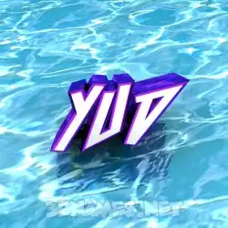 yud in Water style - 3D name wallpaper