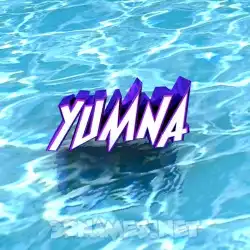 yumna in Water style - 3D name wallpaper