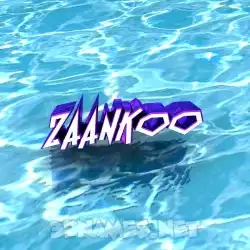 zaankoo in Water style - 3D name wallpaper