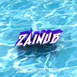 zainub in Water style - 3D name wallpaper