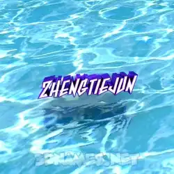 zhengtiejun in Water style - 3D name wallpaper