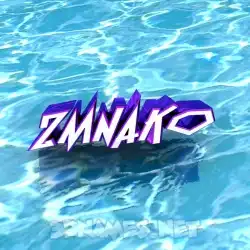 zmnako in Water style - 3D name wallpaper