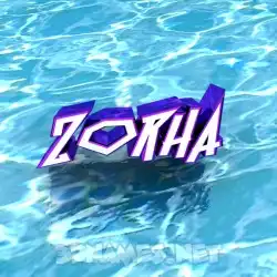 zorha in Water style - 3D name wallpaper