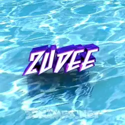 zudee in Water style - 3D name wallpaper