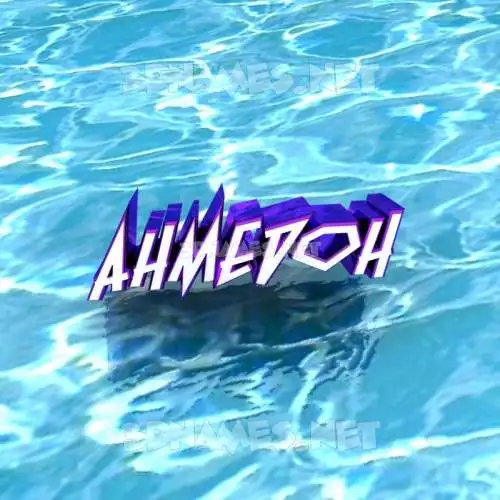 ahmedoh in Water style - 3D name wallpaper ahmedoh in Water style - 3D name wallpaper