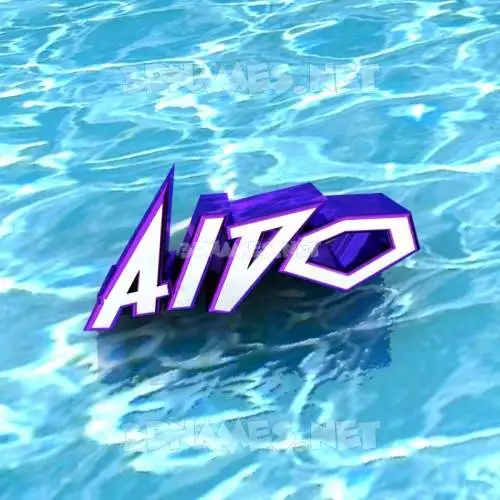 aido in Water style - 3D name wallpaper aido in Water style - 3D name wallpaper