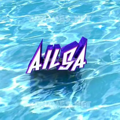 ailsa in Water style - 3D name wallpaper ailsa in Water style - 3D name wallpaper