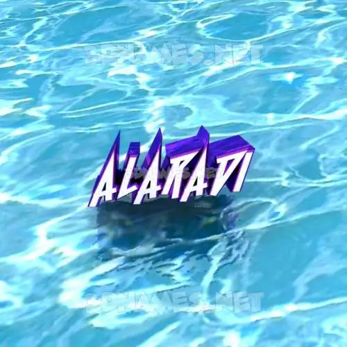 alaradi in Water style - 3D name wallpaper alaradi in Water style - 3D name wallpaper