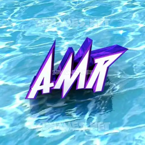 amr in Water style - 3D name wallpaper amr in Water style - 3D name wallpaper