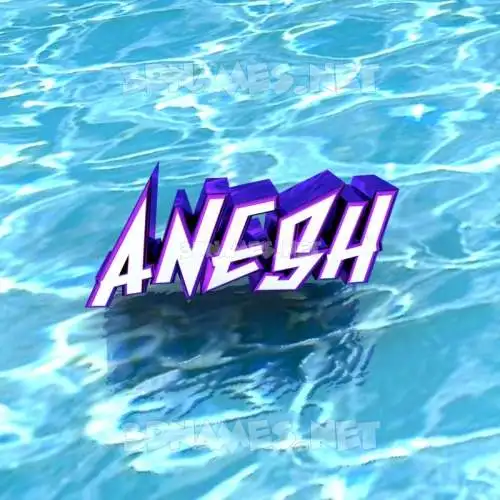 anesh in Water style - 3D name wallpaper anesh in Water style - 3D name wallpaper