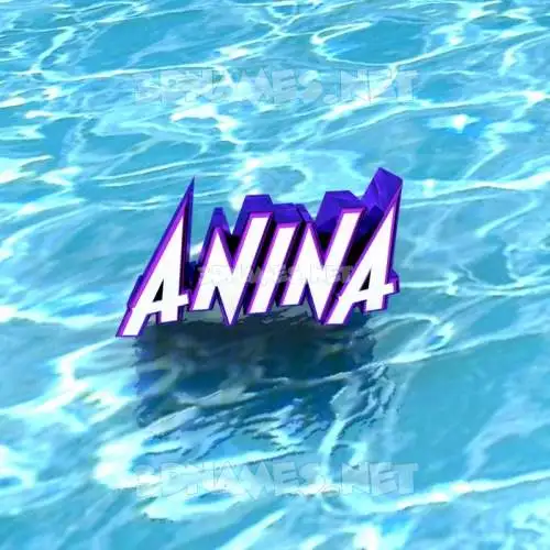 anina in Water style - 3D name wallpaper anina in Water style - 3D name wallpaper