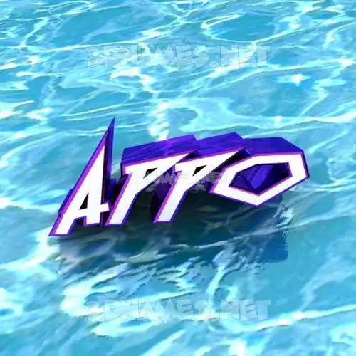appo in Water style - 3D name wallpaper appo in Water style - 3D name wallpaper