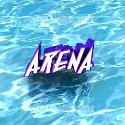 arena in Water style - 3D name wallpaper arena in Water style - 3D name wallpaper