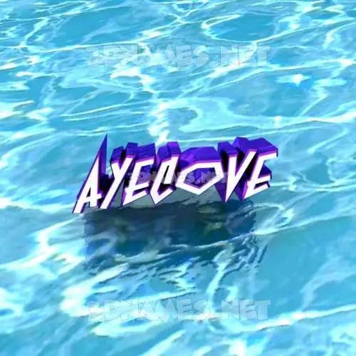 ayecove in Water style - 3D name wallpaper ayecove in Water style - 3D name wallpaper