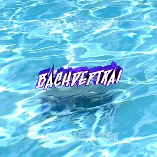 bachdeptrai in Water style - 3D name wallpaper bachdeptrai in Water style - 3D name wallpaper