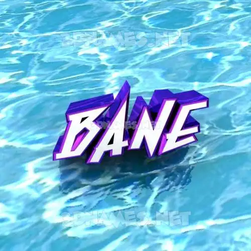 bane in Water style - 3D name wallpaper bane in Water style - 3D name wallpaper