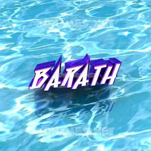 barath in Water style - 3D name wallpaper barath in Water style - 3D name wallpaper