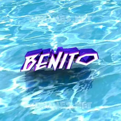 benito in Water style - 3D name wallpaper benito in Water style - 3D name wallpaper