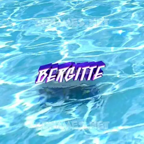bergitte in Water style - 3D name wallpaper bergitte in Water style - 3D name wallpaper