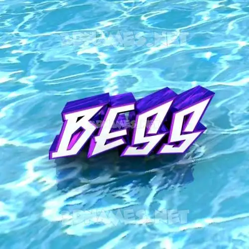 bess in Water style - 3D name wallpaper bess in Water style - 3D name wallpaper