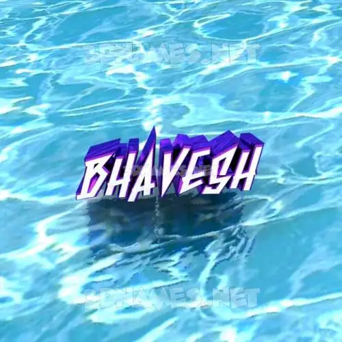 bhavesh in Water style - 3D name wallpaper bhavesh in Water style - 3D name wallpaper