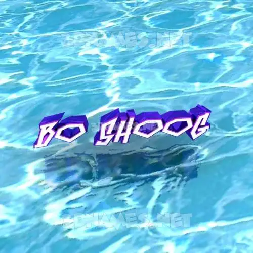 bo shoog in Water style - 3D name wallpaper bo shoog in Water style - 3D name wallpaper