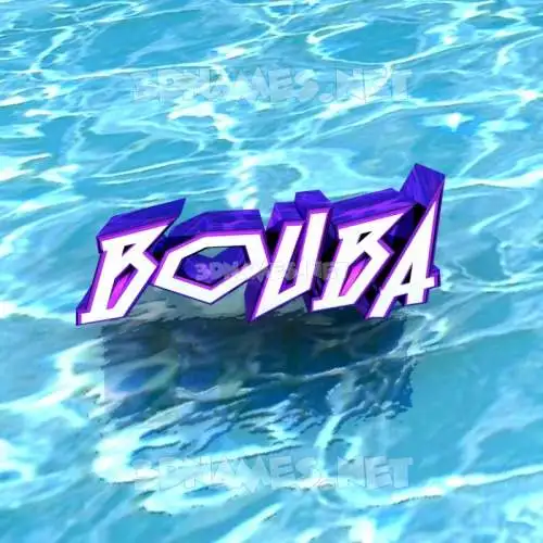 bouba in Water style - 3D name wallpaper bouba in Water style - 3D name wallpaper