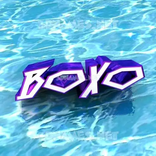 boxo in Water style - 3D name wallpaper boxo in Water style - 3D name wallpaper