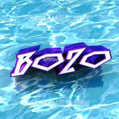 bozo in Water style - 3D name wallpaper bozo in Water style - 3D name wallpaper