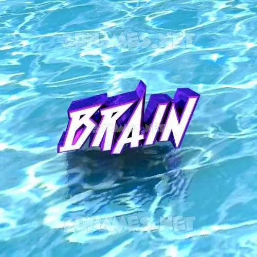 brain in Water style - 3D name wallpaper brain in Water style - 3D name wallpaper