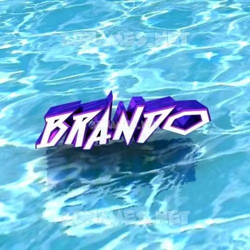 brando in Water style - 3D name wallpaper brando in Water style - 3D name wallpaper