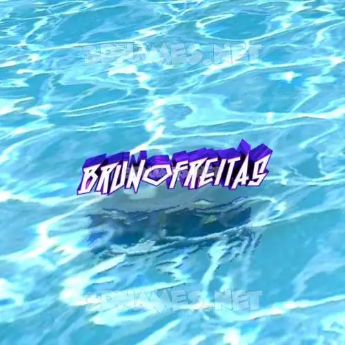 brunofreitas in Water style - 3D name wallpaper