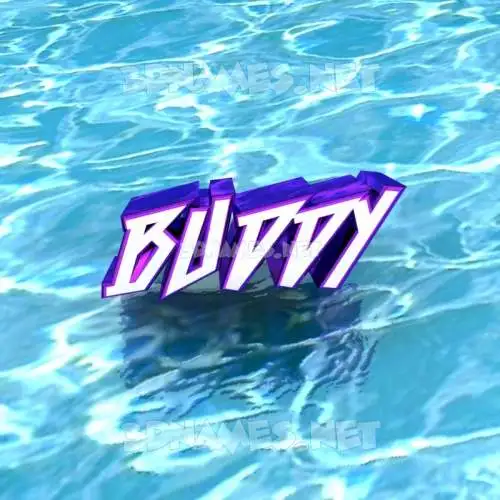 buddy in Water style - 3D name wallpaper buddy in Water style - 3D name wallpaper