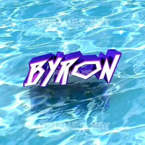 byron in Water style - 3D name wallpaper byron in Water style - 3D name wallpaper