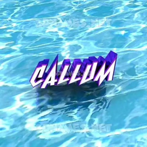 callum in Water style - 3D name wallpaper callum in Water style - 3D name wallpaper