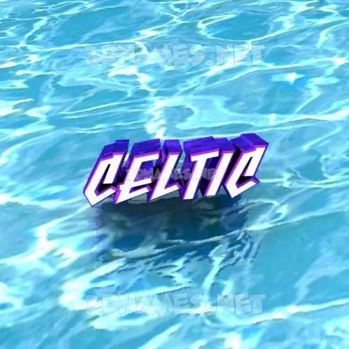 celtic in Water style - 3D name wallpaper celtic in Water style - 3D name wallpaper