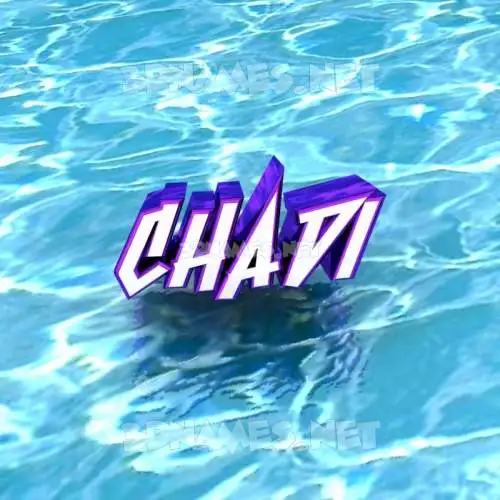 chadi in Water style - 3D name wallpaper chadi in Water style - 3D name wallpaper