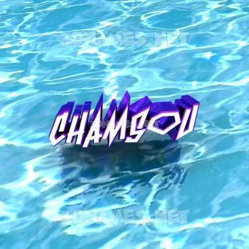 chamsou in Water style - 3D name wallpaper chamsou in Water style - 3D name wallpaper