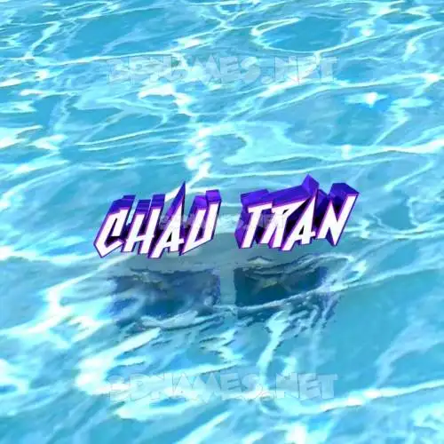 chau tran in Water style - 3D name wallpaper chau tran in Water style - 3D name wallpaper