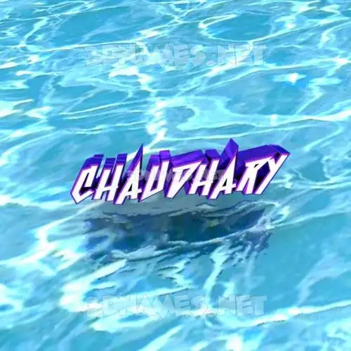 chaudhary in Water style - 3D name wallpaper chaudhary in Water style - 3D name wallpaper