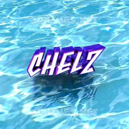chelz in Water style - 3D name wallpaper chelz in Water style - 3D name wallpaper