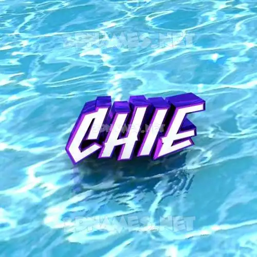 chie in Water style - 3D name wallpaper chie in Water style - 3D name wallpaper